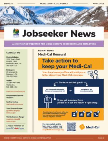 Jobseeker News April Cover
