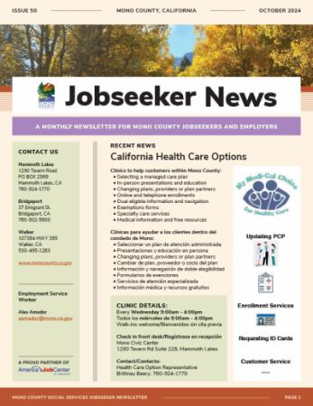 Jobseeker News October Cover