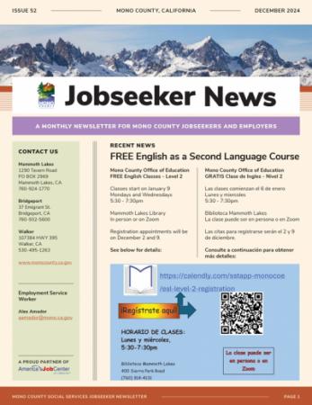 Jobseeker News December Cover