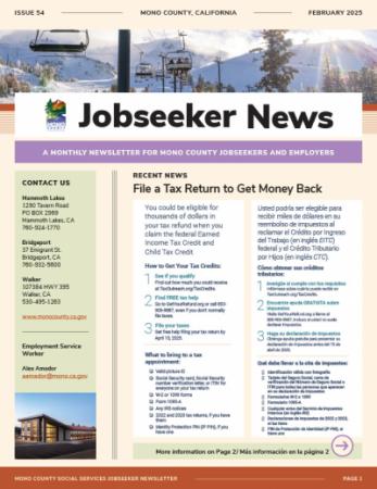 Jobseeker News February Cover